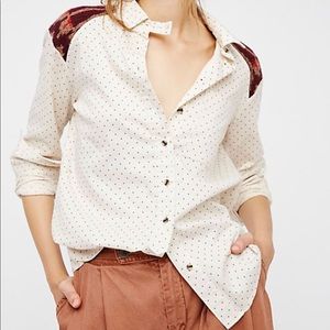 Free People Sage Sweater Buttondown